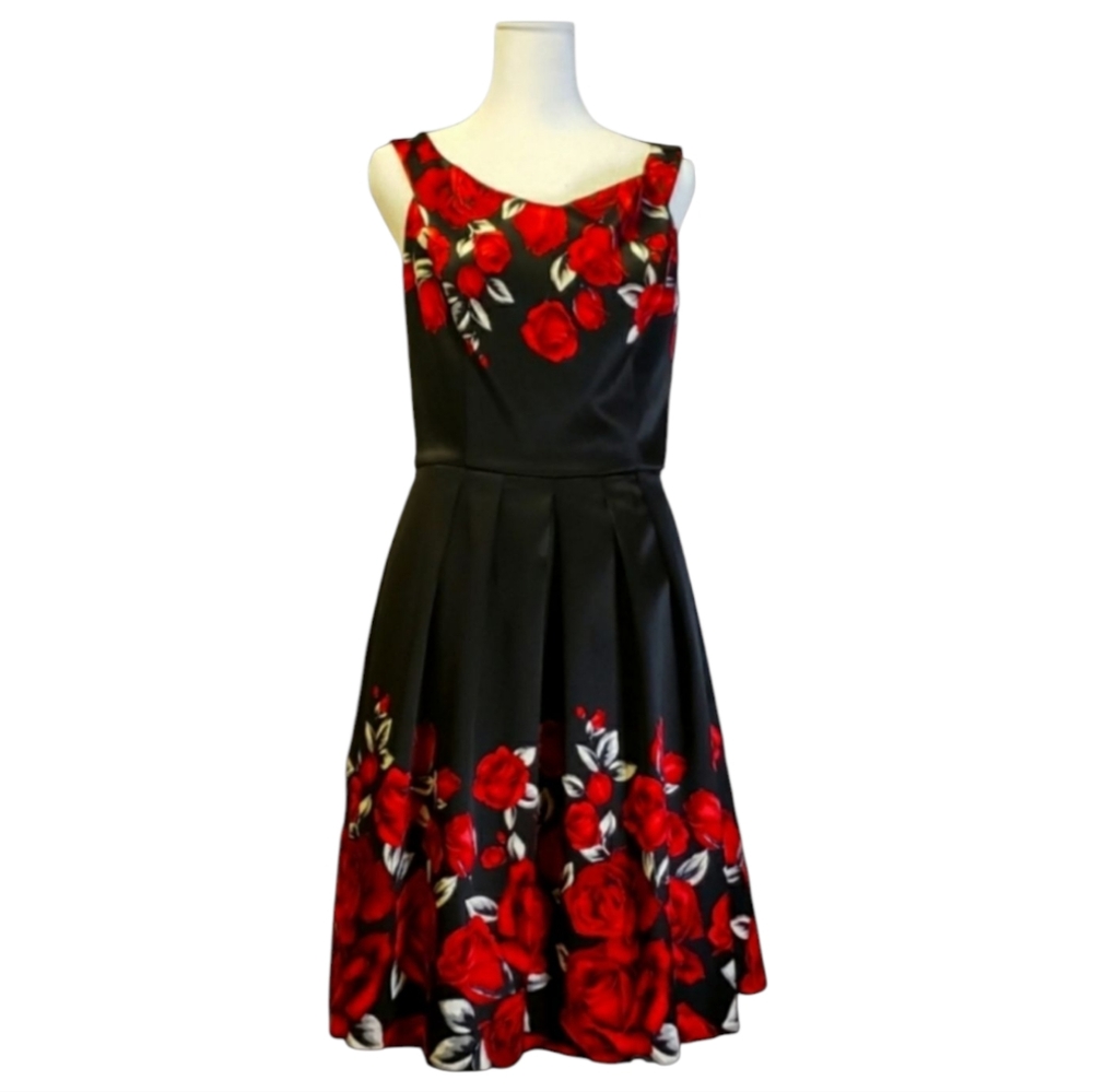 White House Black Market Satin Lined Dress with Pockets,  worn only once